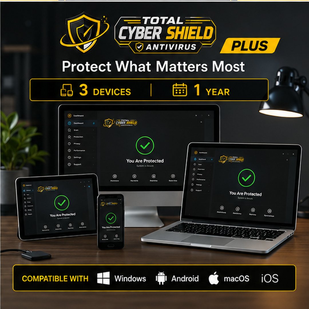 Total Cyber Shield Antivirus Plus (3 Devices / 1 Year) - Image 4
