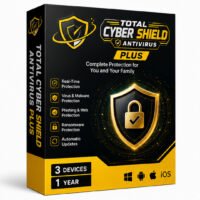 Total Cyber Shield Antivirus Plus (3 Devices / 1 Year)