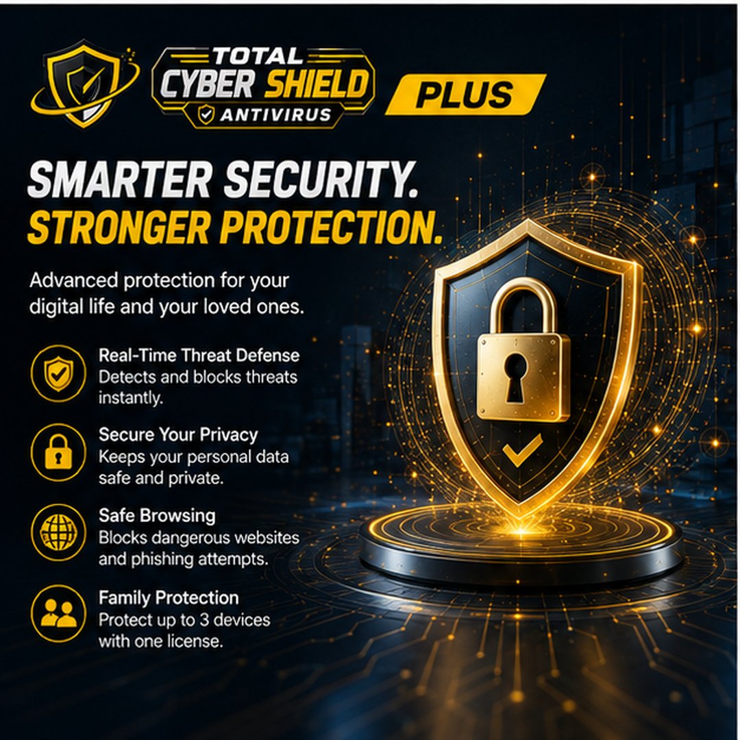 Total Cyber Shield Antivirus Plus (3 Devices / 1 Year) - Image 3