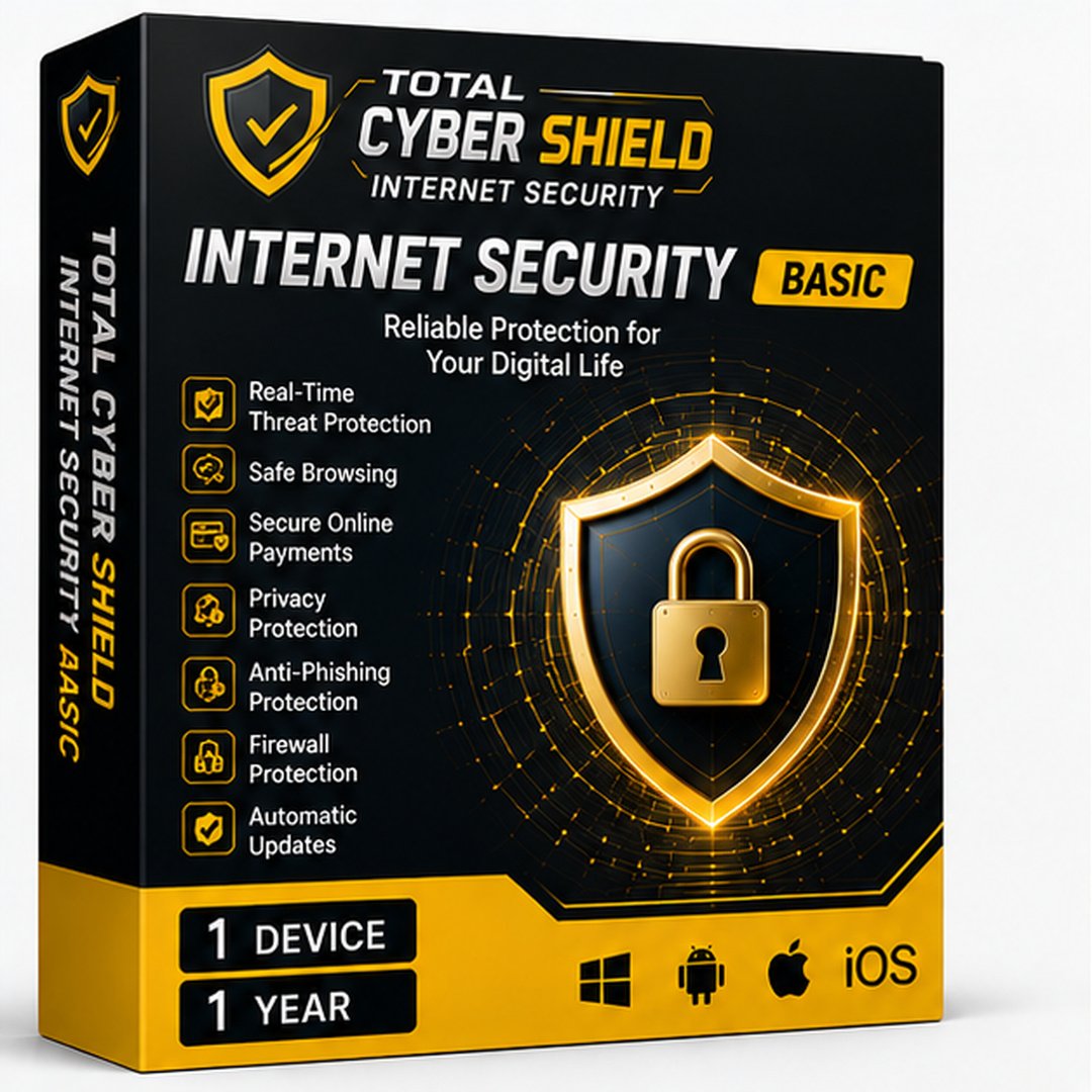 Total Cyber Shield Internet Security Basic (1 Device / 1 Year)